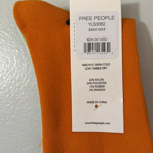 Free People Movement Colorblock Buti Tall Socks OS - Picture 5 of 7